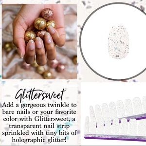 Glitter sweet nail set